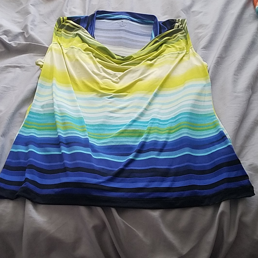 Blue & Yellow Worthington Top